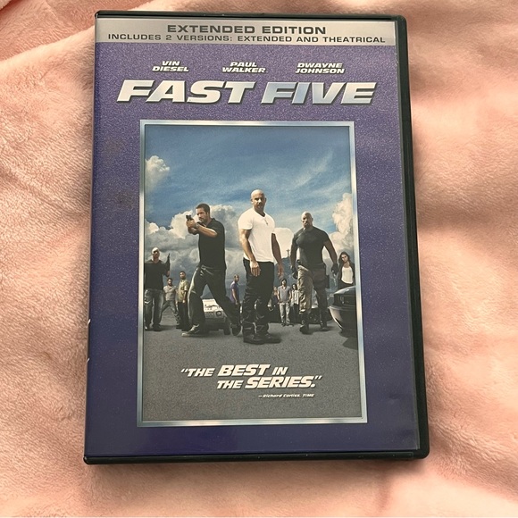 ✨10 for $15✨ Fast Five (DVD, 2011) Extended Edition Vin Diesel Paul Walker - Picture 1 of 4